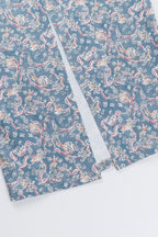 Sexy Spaghetti Strap Paisley Floral Bodycon Maxi Dress