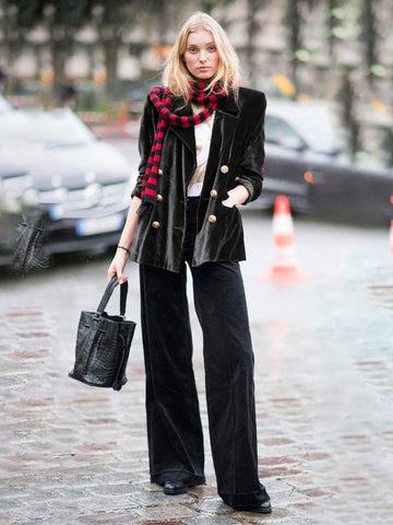 Blazer elegante de fiesta de longitud media para mujer 