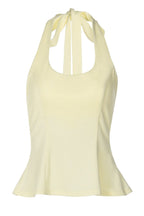 Slim Tie Back Sexy Halter Top