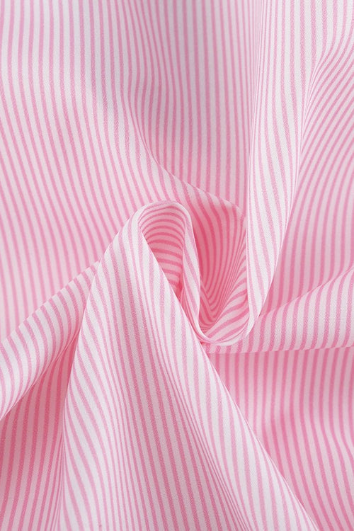 Casual Striped Ruffle Sleeve Blouse