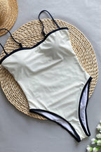 Padded Sexy Patchwork One Piece Swimwear