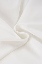Solid Color Bow Tie Backless T‑shirt