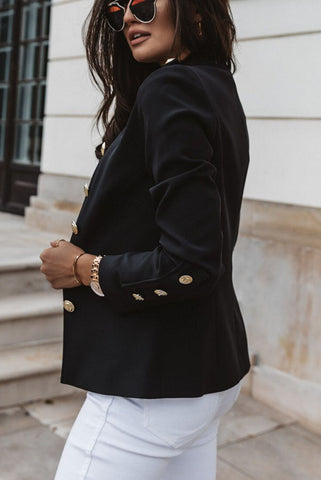 Clever Thoughts – Zweireihiger, leichter Blazer 