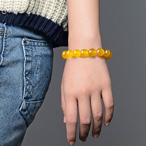 Natural Citrine Premium Translucent Blessing Bracelet