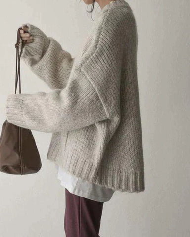 MAEVE - Suéter oversize con bolsillo delantero 