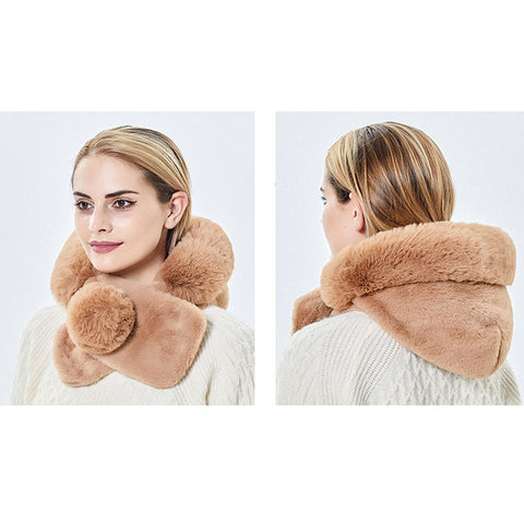 Damen Wintermütze aus festem Plüsch 