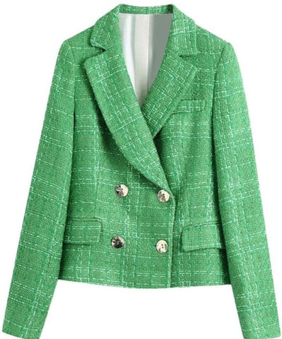 ANABEL TWEED-BLAZER &amp; SHORTS 