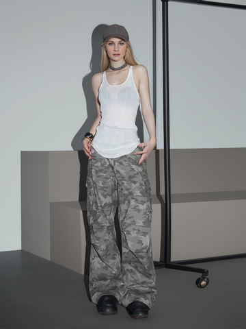 Camisetas sin mangas de verano Y2k para mujer, camisetas blancas de moda con encaje fino y retazos, camisola sin mangas, ropa de calle, diseño de corte bajo 
