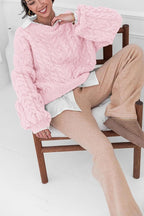 Vintage Chunky Knit Cable Sweater
