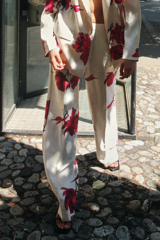 Conjunto de blazer floral estampado Nelly 