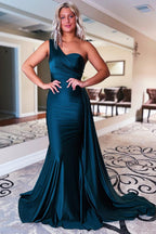 One Shoulder Mermaid Prom Dress