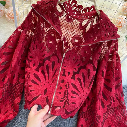 Joselyn Spitzenbluse 
