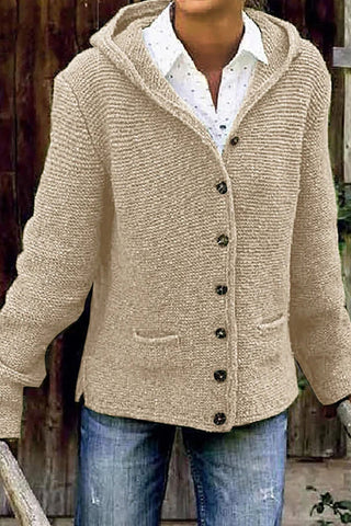 Suéteres con capucha y cuello liso de moda urbana (5 colores) 