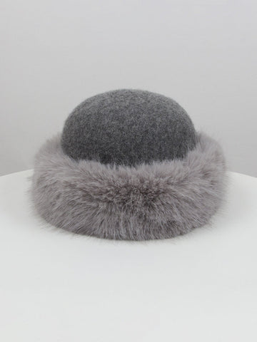 Women Winter Warm Solid Hat