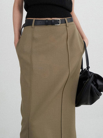 Loose Buttoned Solid Color Long Sleeves Lapel Blouses&Shirts Tops + Skirts Bottom + Notched Collar Blazer Outerwear Three Pieces Set
