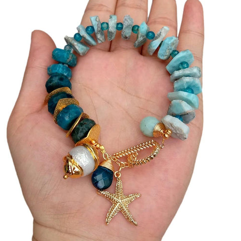 Blaues Meer-Armband 