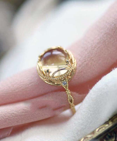Original Design Gold Sterling Silber Overgild Zirkon Kristall Ringe 