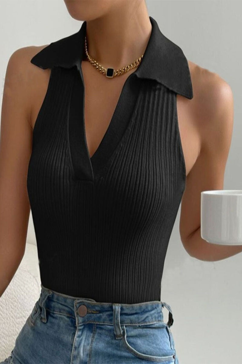 Sleeveless Knit Top