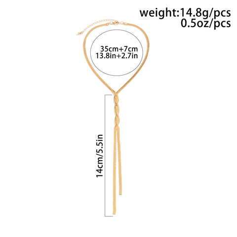 Kollektion langkettiger Halsketten 