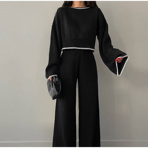 Conjunto de suéter y pantalón Lily 