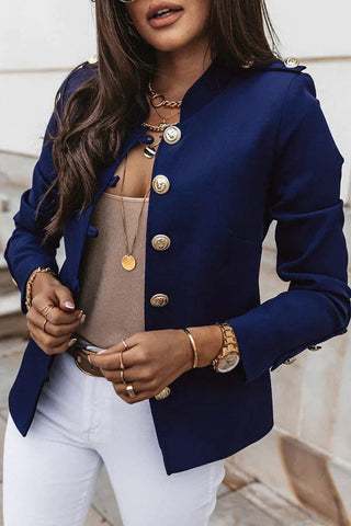 Clever Thoughts – Zweireihiger, leichter Blazer 