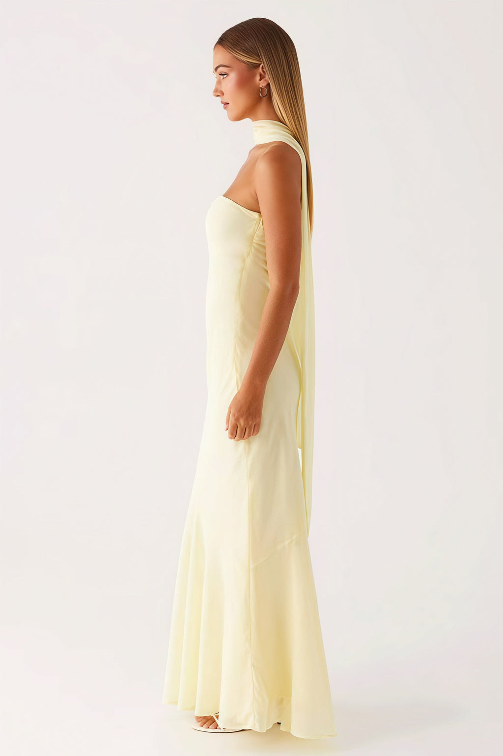 Floral Tie Fishtail Vacation Maxi Dress