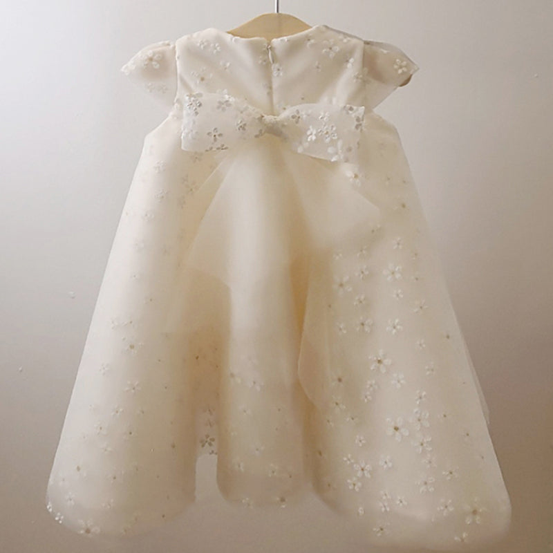 Vestido diario para niña pequeña, vestido para primera comunión, bautizo, fiesta de cumpleaños 