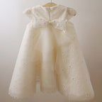 Vestido diario para niña pequeña, vestido para primera comunión, bautizo, fiesta de cumpleaños 