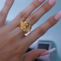 Boho Honeybee Ring