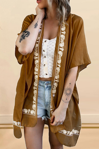 Lässige Patchwork-Spitzen-Cardigan-Kragenoberteile (4 Farben) 