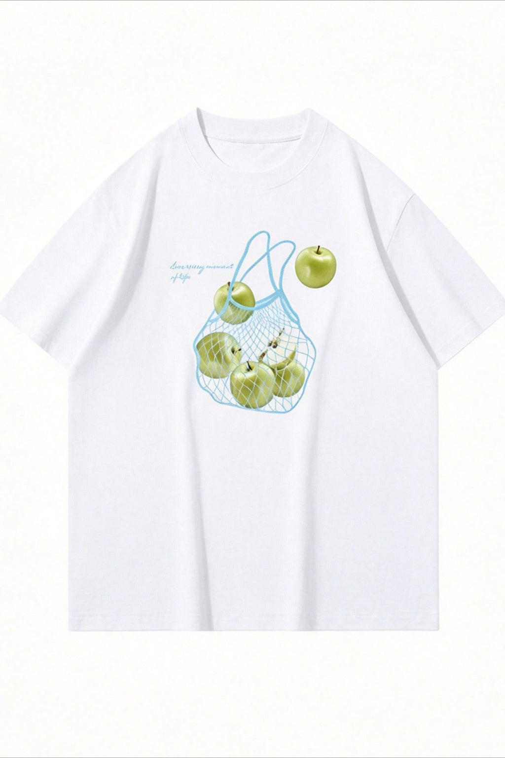 Casual Loose Fresh Printed T‑shirt