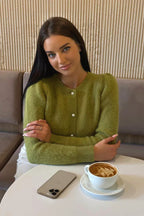 Solid Minimalist Relaxed Long Sleeve Knit Cardigan