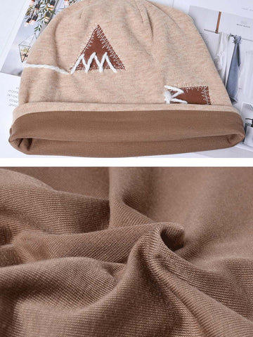 Gorro de punto con cordón para mujer de invierno 
