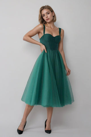 A-line Tulle Corset Blue Short Homecoming  Dress Mini Dress