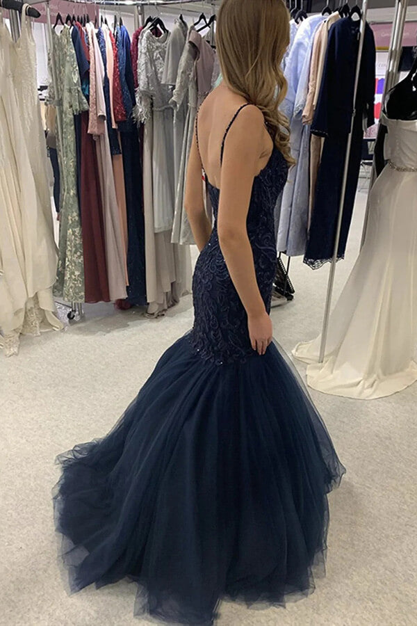 Charming Mermaid Sweetheart  Long Prom Dresses with Lace,Evening Dresses