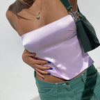 Strapless Bandage Bustier Crop Top