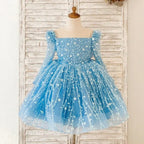 Vestido de primera comunión para niña, vestido de princesa para desfile de cumpleaños de niña pequeña 