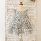 Vestido de primera comunión para niña, vestido de princesa para desfile de cumpleaños de niña pequeña 