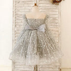 Vestido de primera comunión para niña, vestido de princesa para desfile de cumpleaños de niña pequeña 
