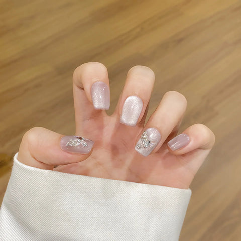 New Style Handmade Different Shape Artificial Nail Salon Removable Full Cover ABS Press on Nails Tips