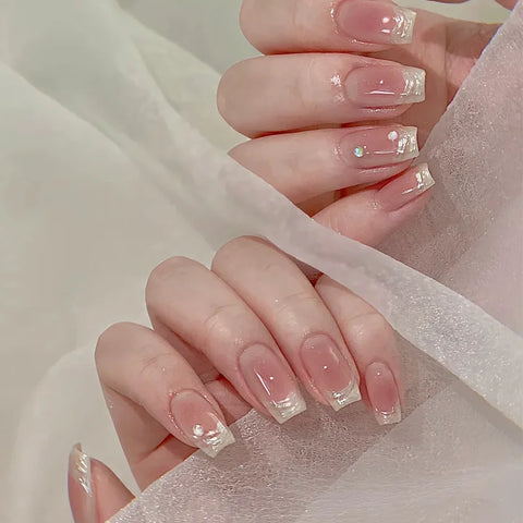 Rhinestone Luxury Decorative  High Quality Luxury Customized Press on Nails