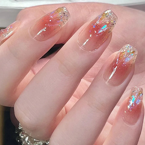 Rhinestone Luxury Decorative  High Quality Luxury Customized Press on Nails
