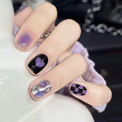 Rhinestone Luxury Decorative  High Quality Luxury Customized Press on Nails