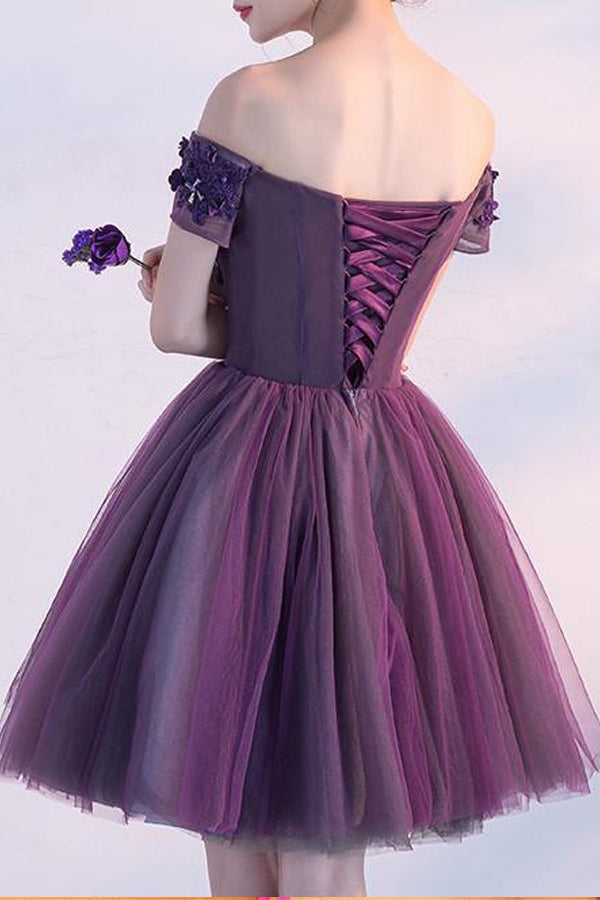 Heimkehrkleid schulterfrei kurzes Ballkleid Partykleid