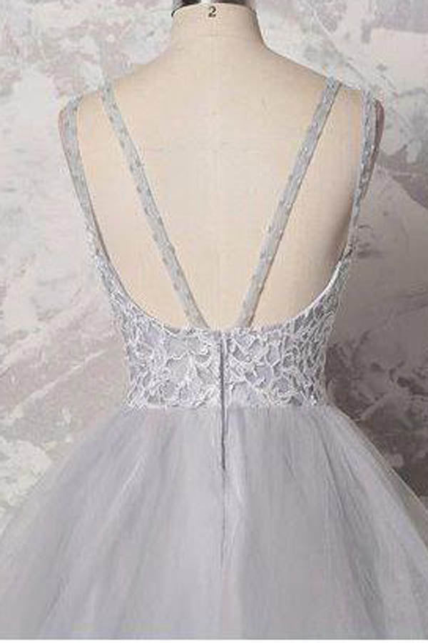Lace Grey Organza Mutilayered Quiceanera Dress Ballgowns