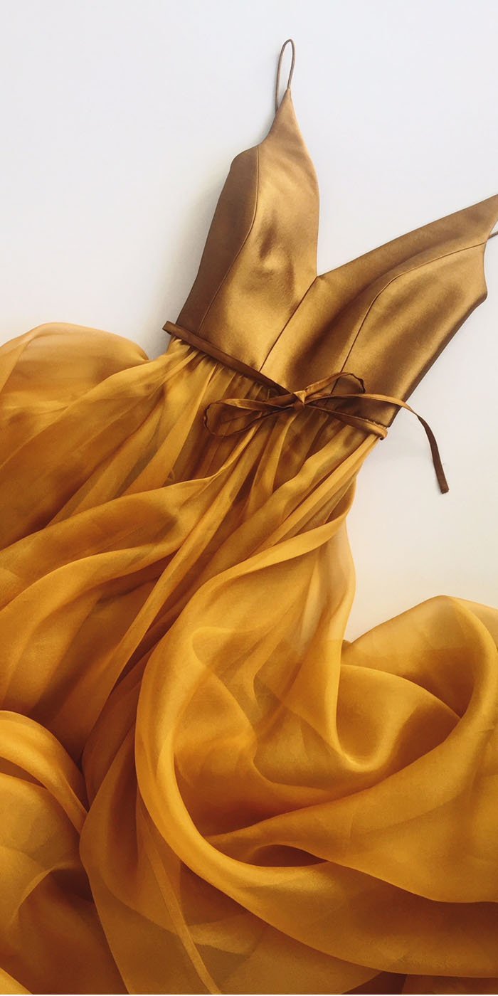 Formal A-Line V-Neck Spaghetti Strap Cheap Long Prom/Evening Dresses