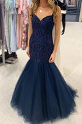 Charming Mermaid Sweetheart  Long Prom Dresses with Lace,Evening Dresses