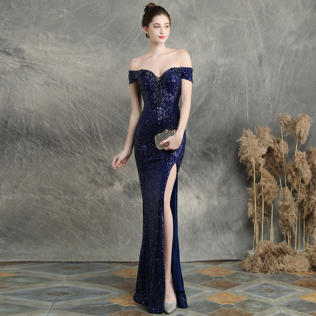 Dress Dream Celebrity Party Party Evening Dress Sexy Long Skinny Toast Bride