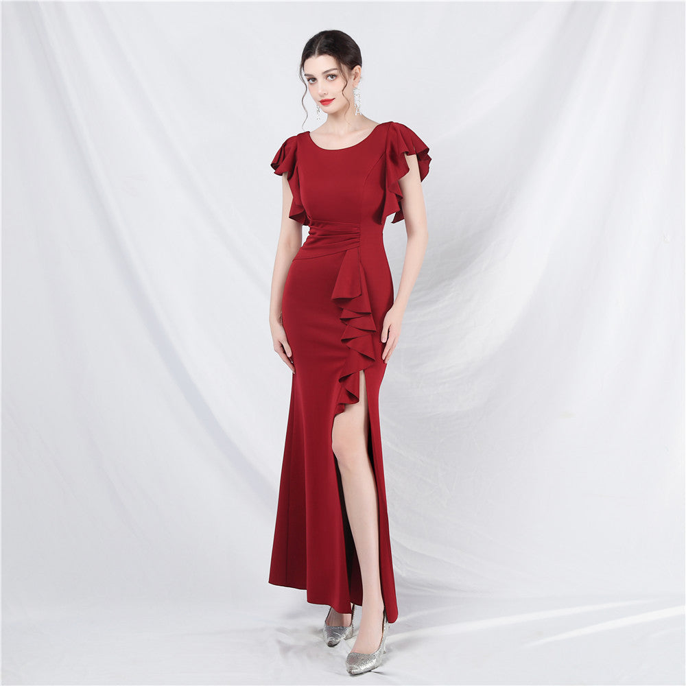 New wedding celebration exhibition car model long dress skirt