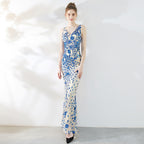 Evening Dress Summer Slim Long Toast Bridal Fishtail Dress Women's Banquet Fashion Dress